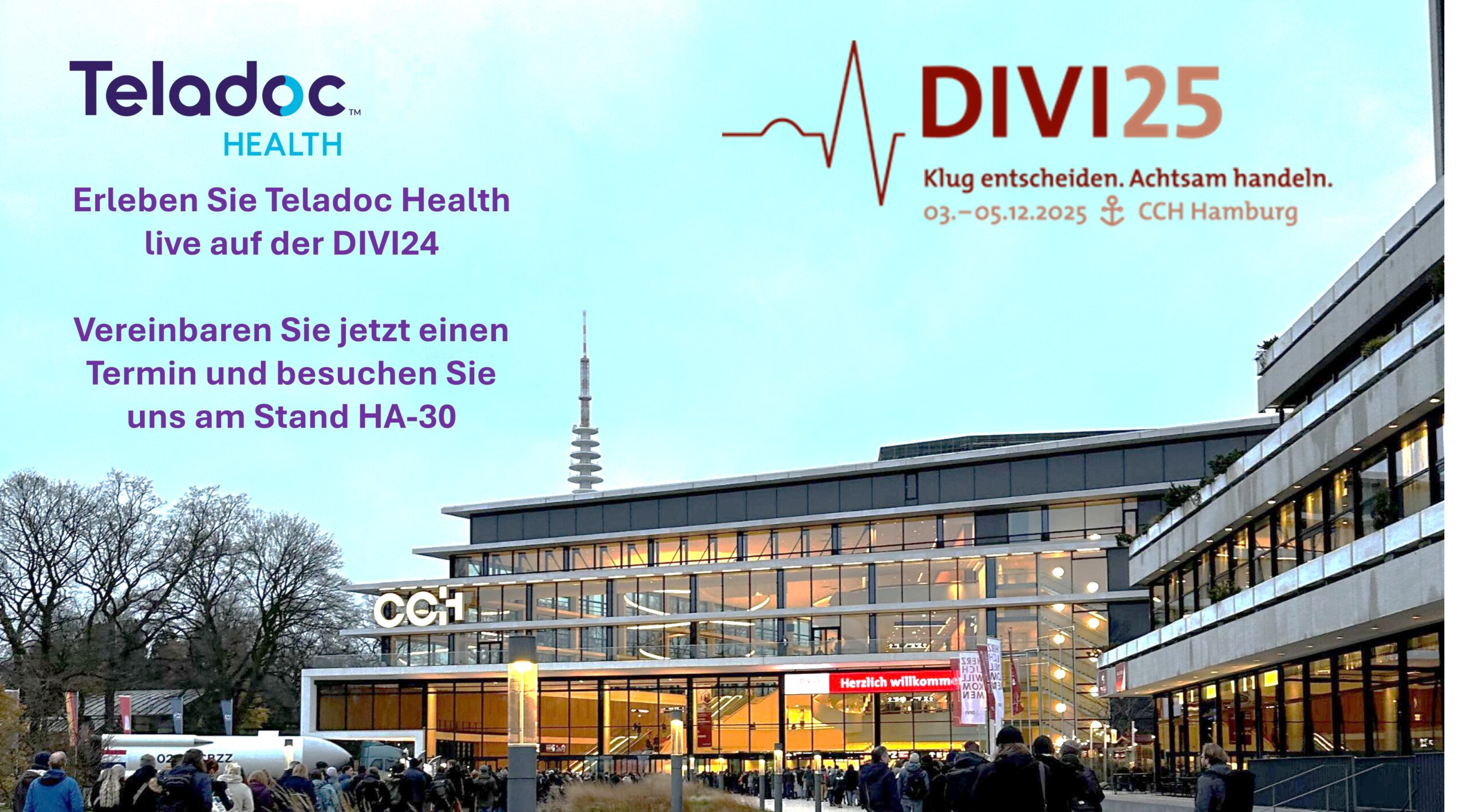 Teladoc Health auf dem DIVI-Kongress 2025: Telemedizin zum Anfassen - Teladoc Health Germany