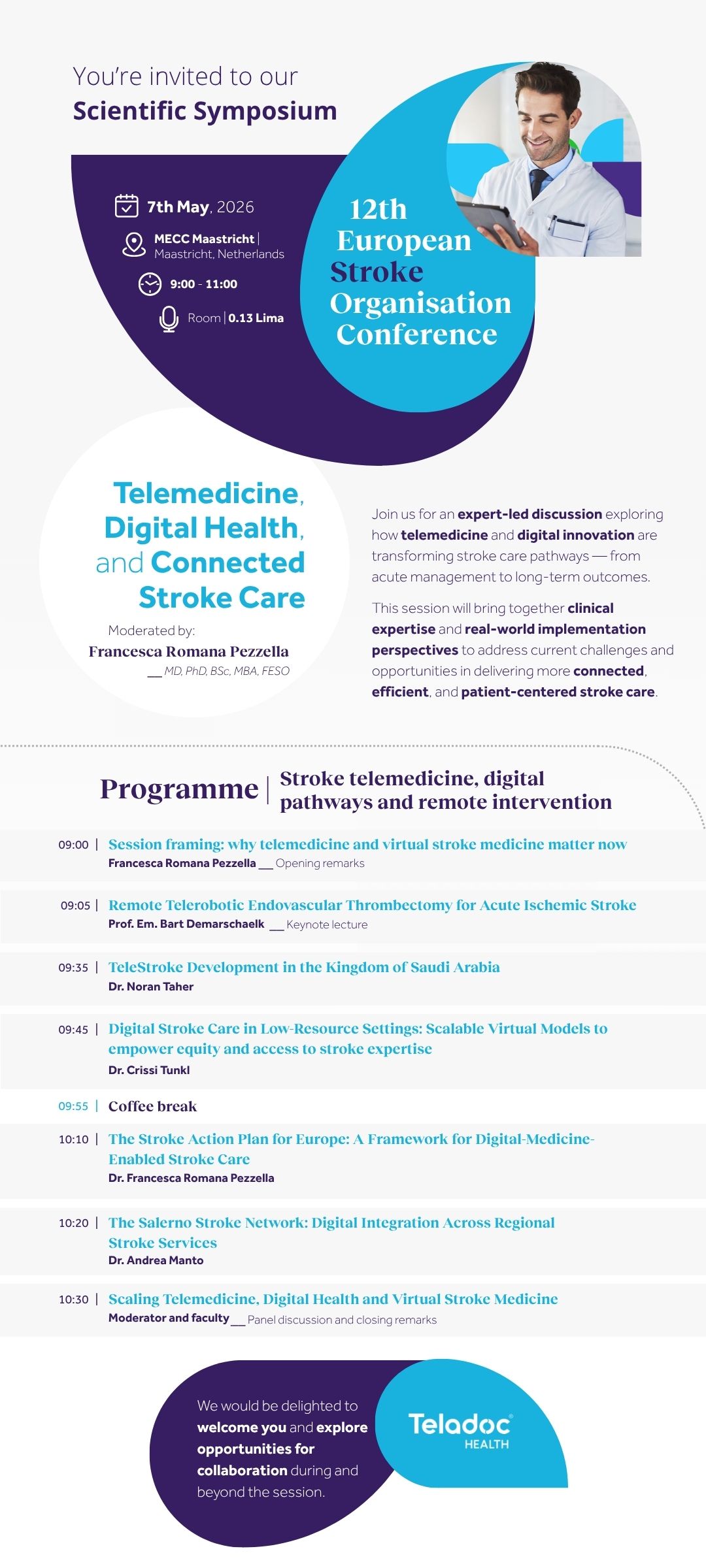 Telemedizin in der Schlaganfallversorgung: Jetzt Zukunft aktiv mitgestalten - Teladoc Health Germany